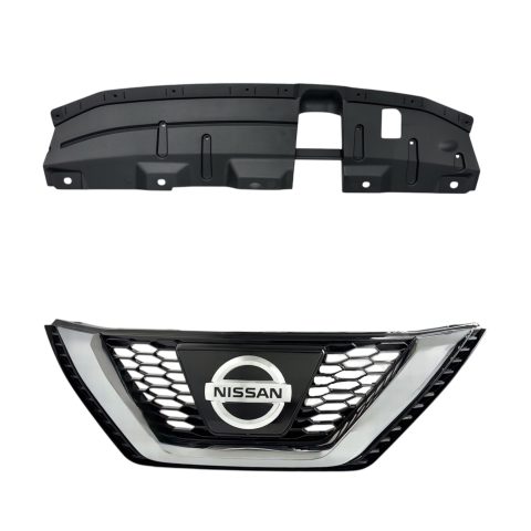 Nissan Qashqai 17-19 Ön Ön Panjur (Kare Tip Arma Dahil)