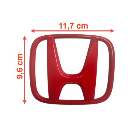 Honda Civic 16-21 Ön Ön Panjur Göbek (Kırmızı/Modifiyeli Tip; Arma)